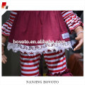 Salwar red and whitish stripe outfit coat&pant gift setting